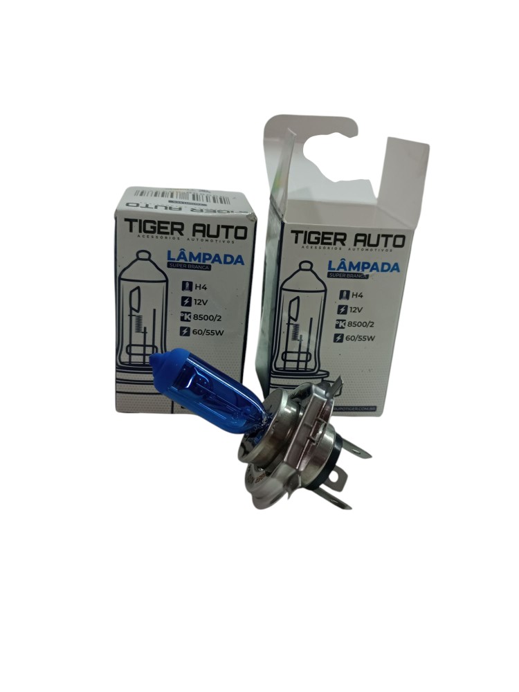 Par Lampada H4 Farol Alto Baixo T10 Pingao 12v 6