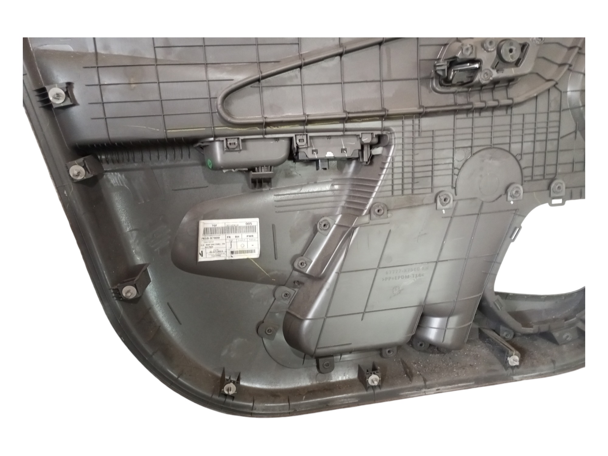 Forro Porta Cobalt 2012 2013 2014 2015 Dianteiro Direito Gm Marrom 5