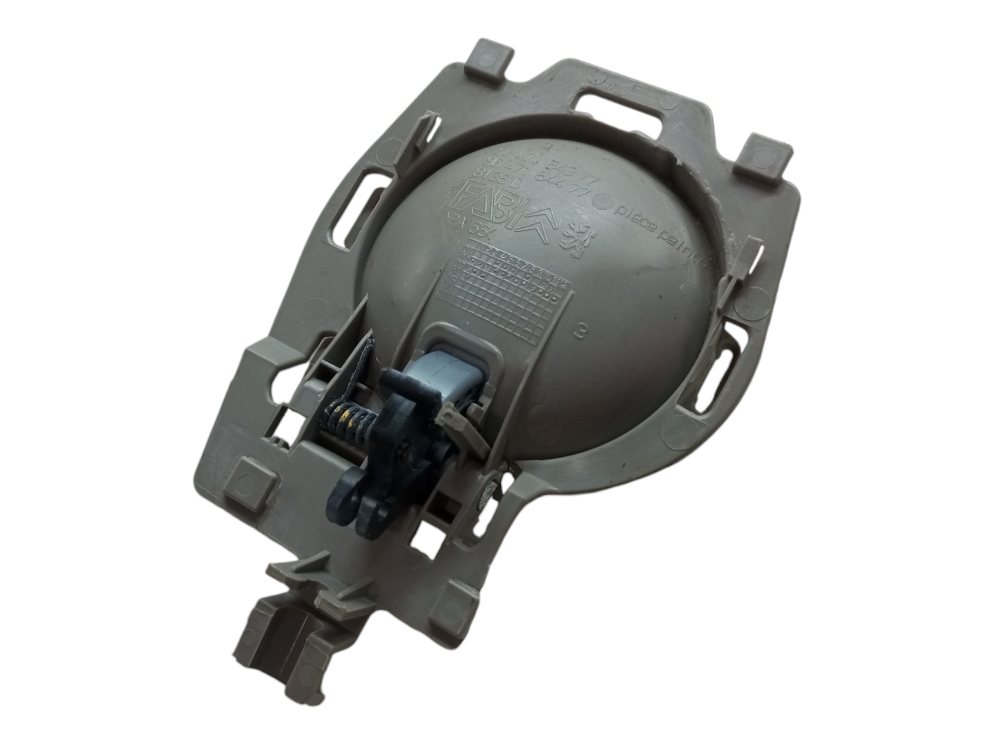 Maçaneta Interna Citroen C3 2003 2006 2009 2012 Lado Direito Cinza Dianteira/traseira 4