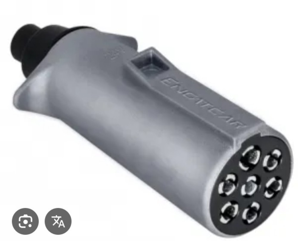Tomada Eletrica Iso 1185 Macho 7 Polos Aluminio 24v