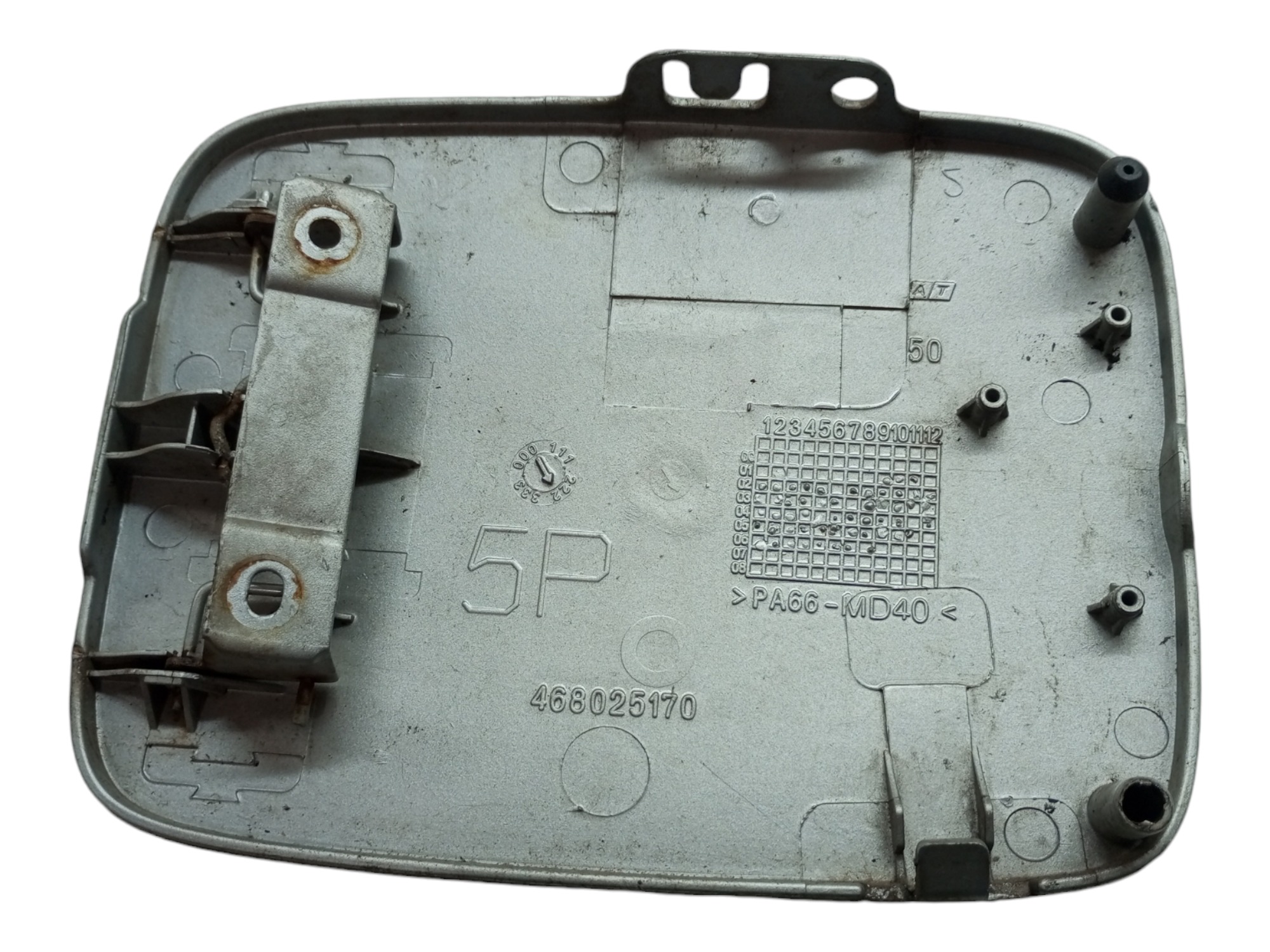 Portinhola Tanque Combustivel Fiat Palio 2006 2007 2008 2009 Prata 2006 9