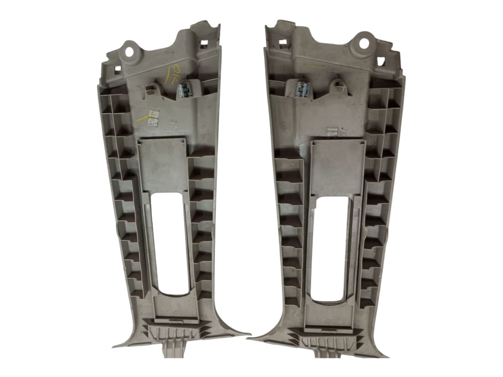Moldura Acabamento Coluna Cinto Ford New Fiesta 2007 Par 5