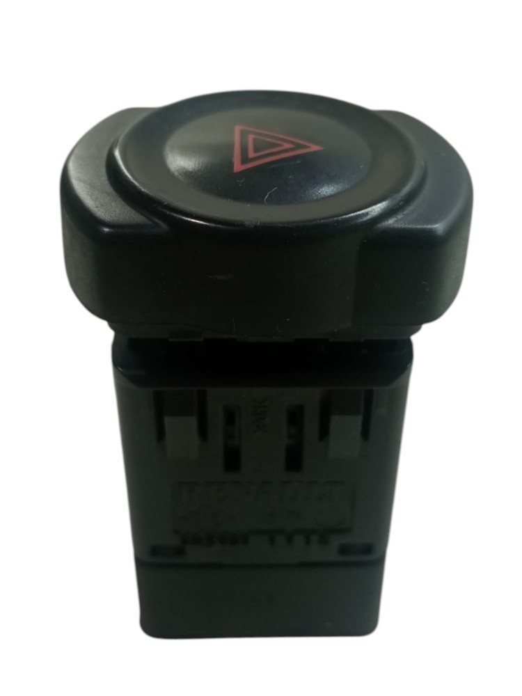 Botao Pisca Alerta Renault Logan Sandero 2012 2015 2017 Preto 4