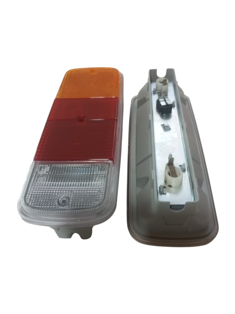 Lanterna Traseira Kombi 76 99 2001 2010 2014 Tricolor Par Vermelho 4