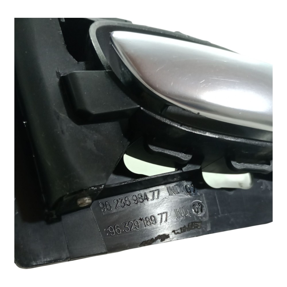 Macaneta Interna Peugeot 206 207 2001 2011 Traseira Esquerda Preto Traseira 6
