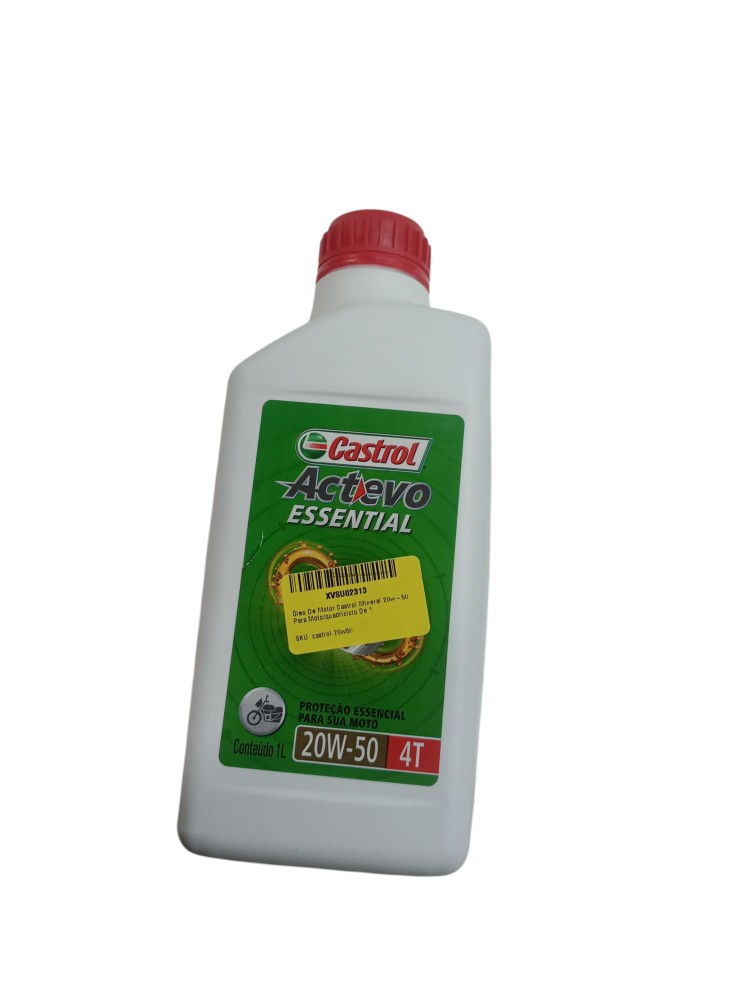 Oleo Motor Castrol Actevo Mineral 20w-50 Moto Quadriciclo 3