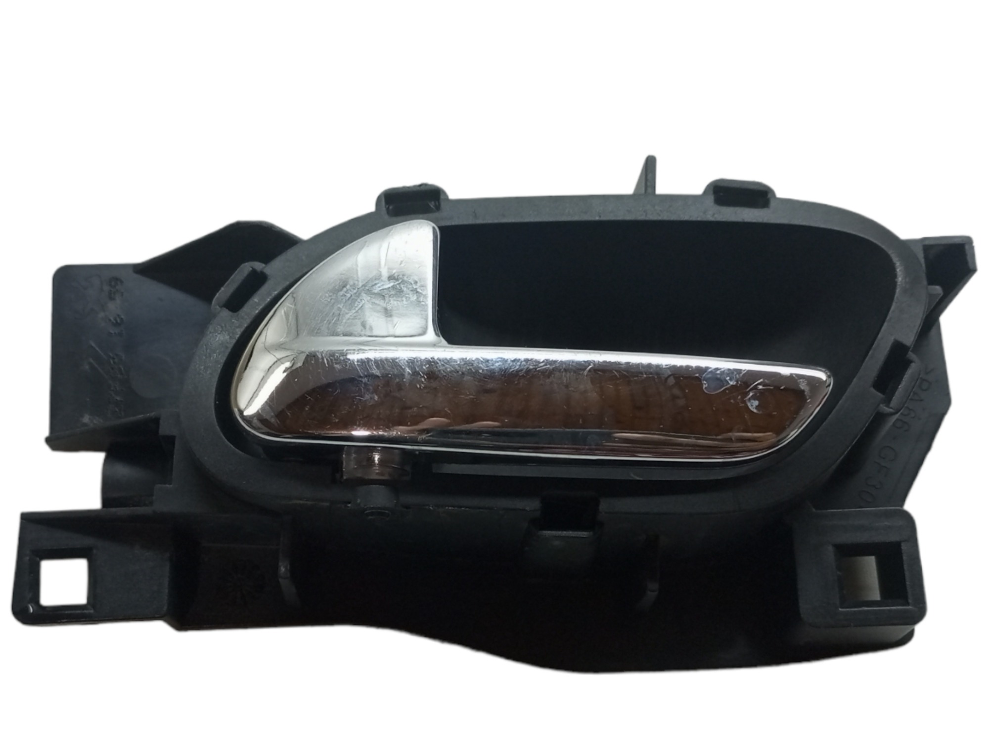 Macaneta Interna Peugeot 407 2006 2007 Traseira Esquerda Cromado Traseira 1