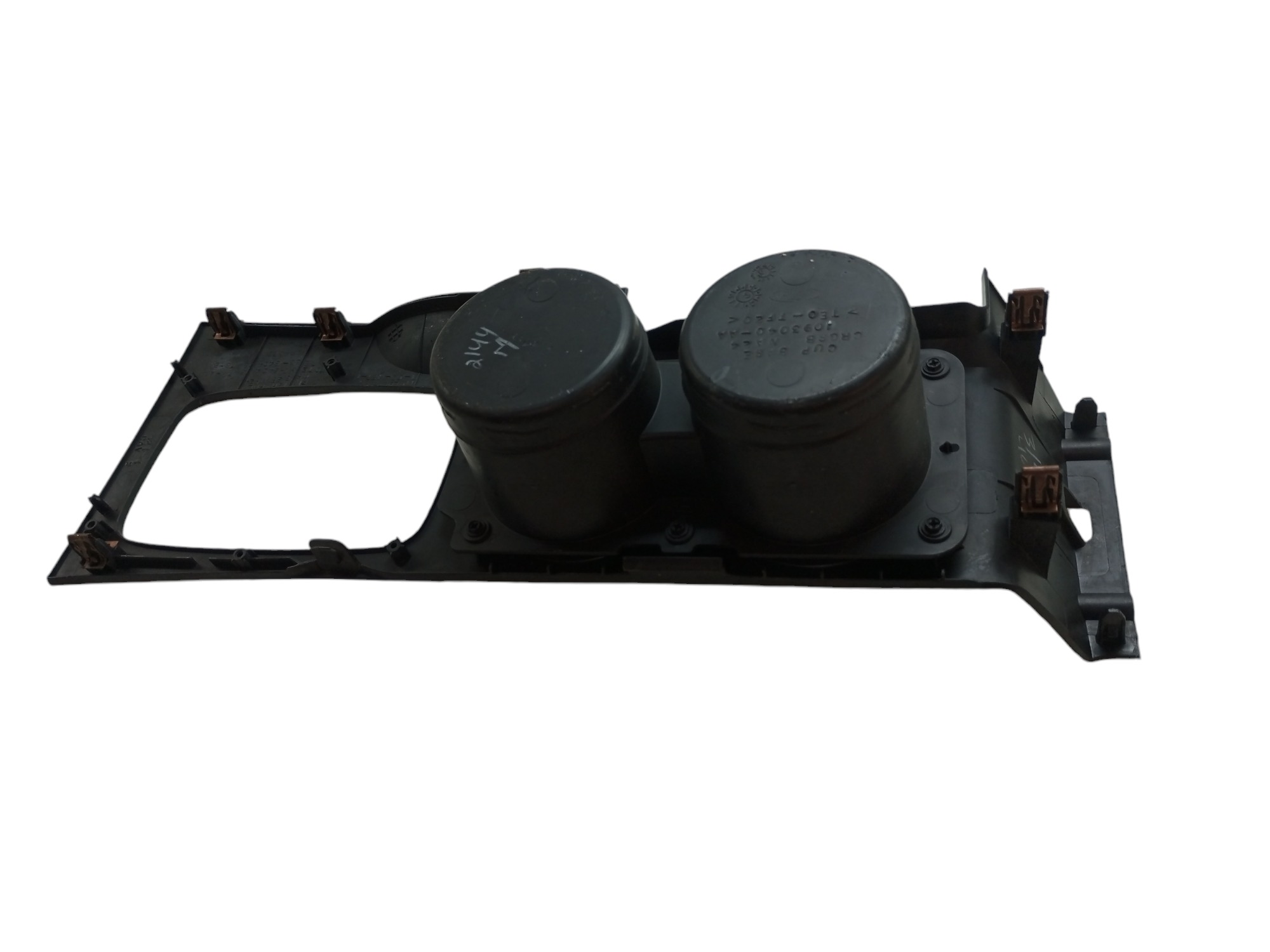 Moldura Console Porta Copo Fusion 2007 2008 2009 2010 2.3  Preto 7