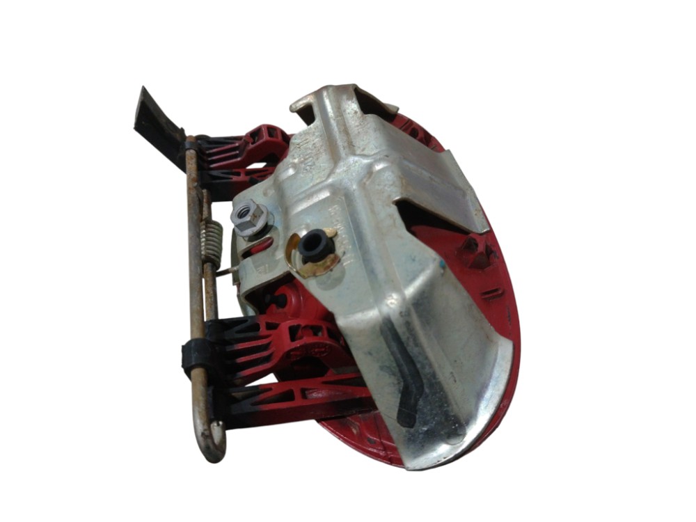 Macaneta Externa Porta Celta 2007 2013 Traseira Direita Gm Vermelho Traseira 2