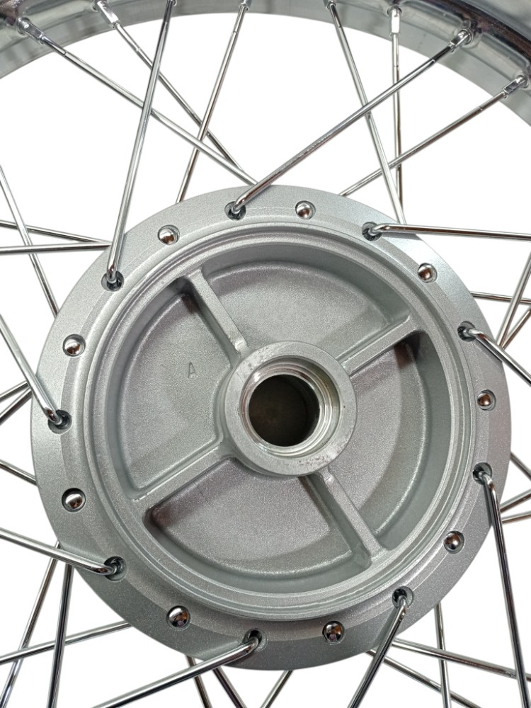Roda Traseira Cg Fan 150 2004 2017 Raio 4mm Prata 5