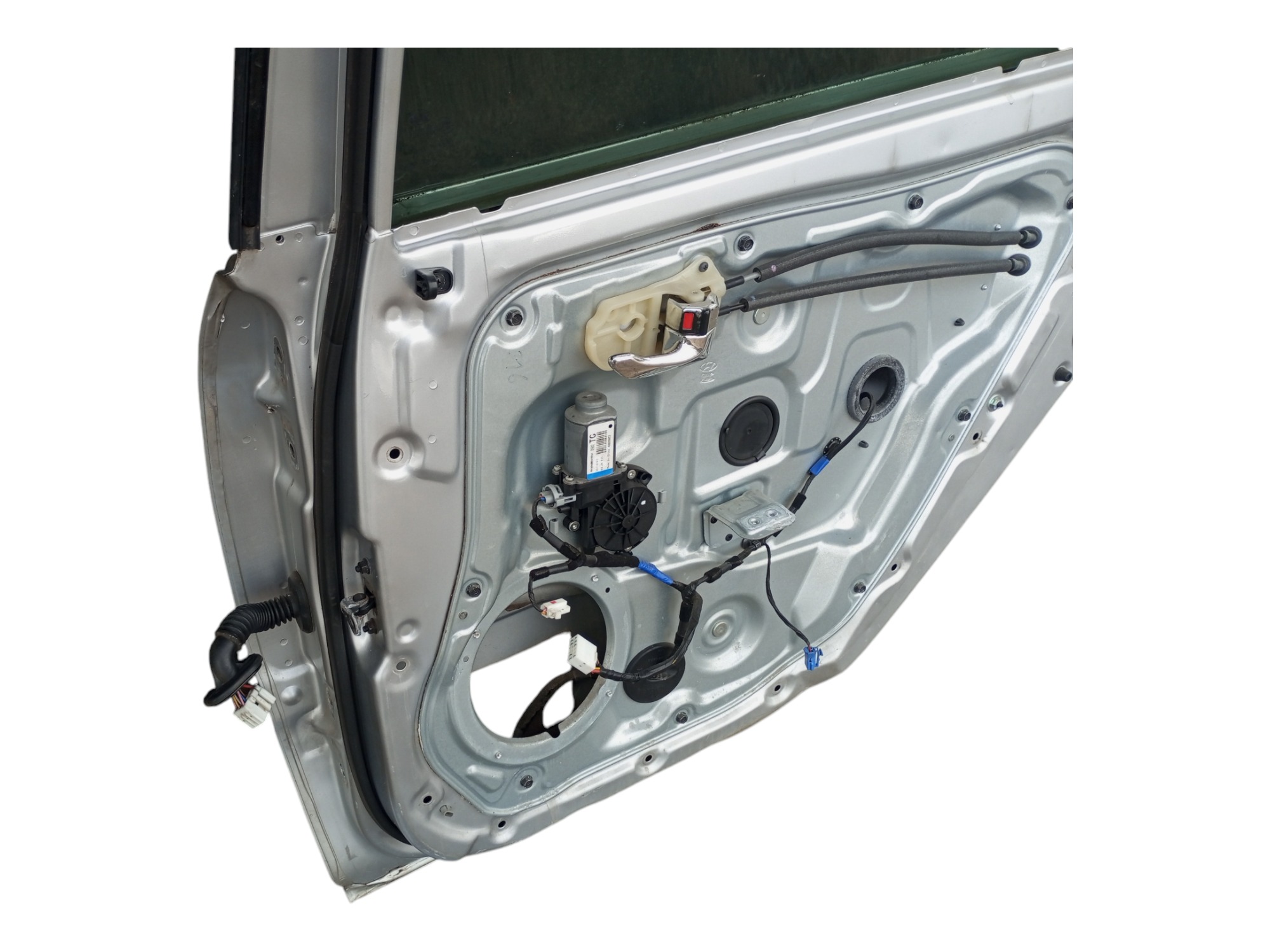 Porta Azera 2008 2009 2010 2011 Traseira Direita Hyundai  Traseira Direita Prata 6