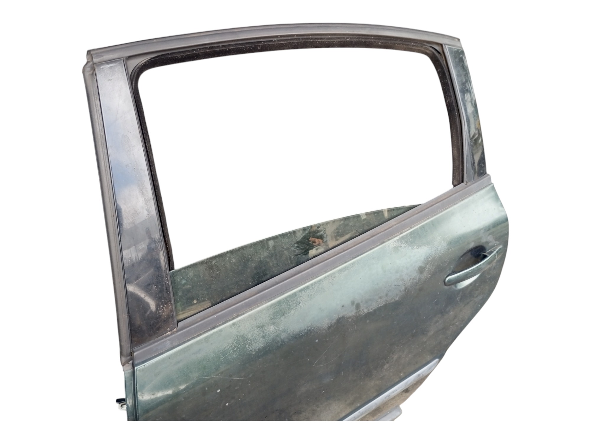 Porta Passat Alemão 97 98 99 Traseira Esquerda Volkswagen  Traseira Esquerda Verde 4