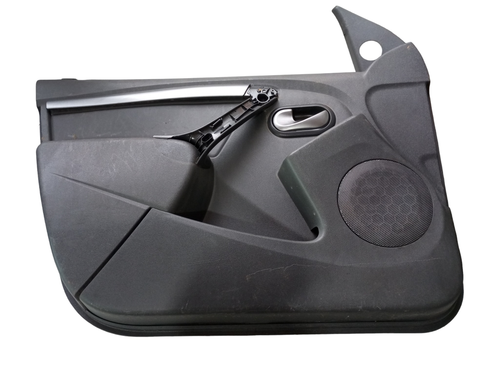 Forro Porta Renault Sandero 2008 2013 Dianteiro Esquerdo Cinza 1