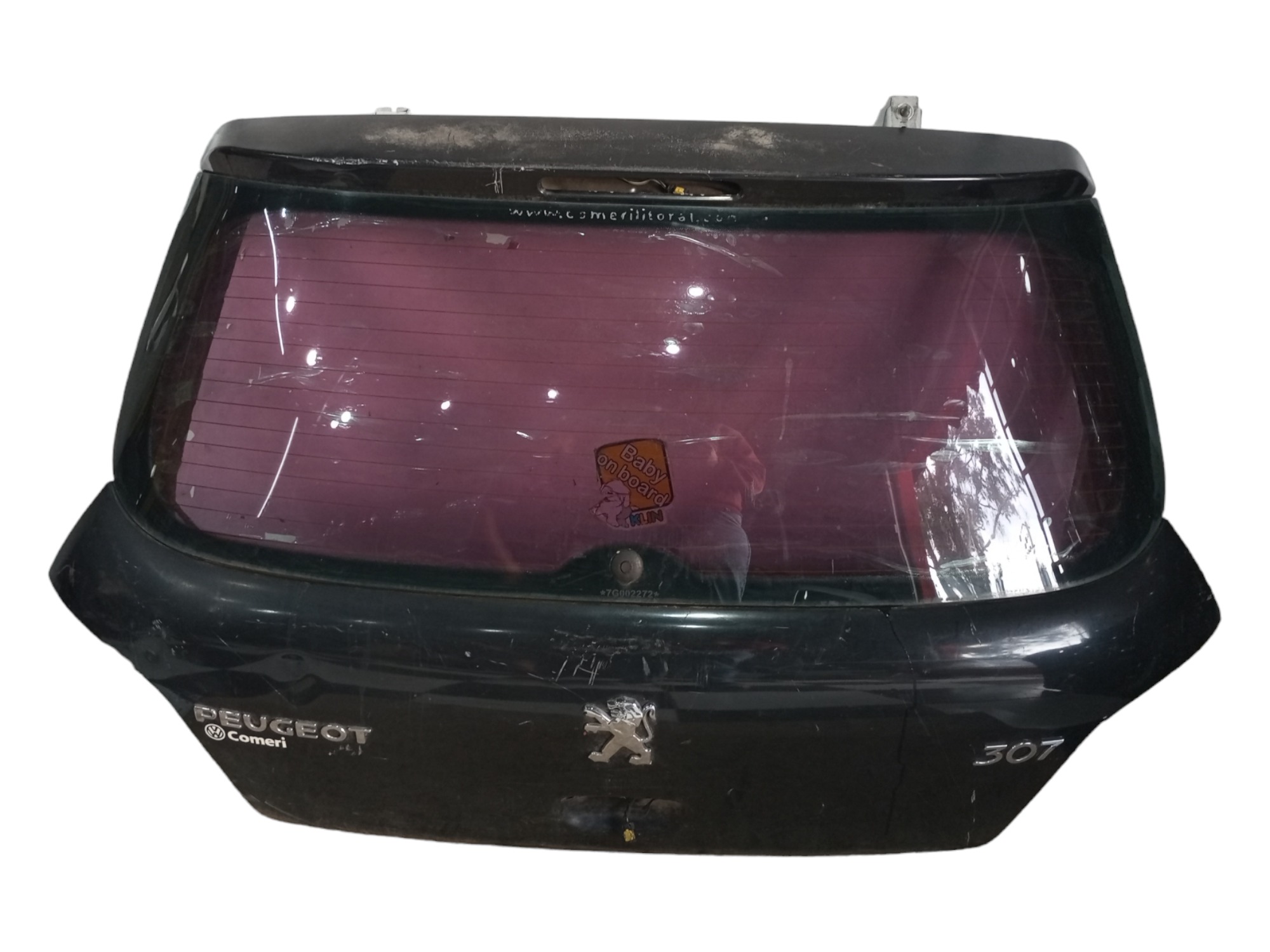 Tampao Tampa Traseira Peugeot 307 2003 2005 2007 2009 2010 Preto