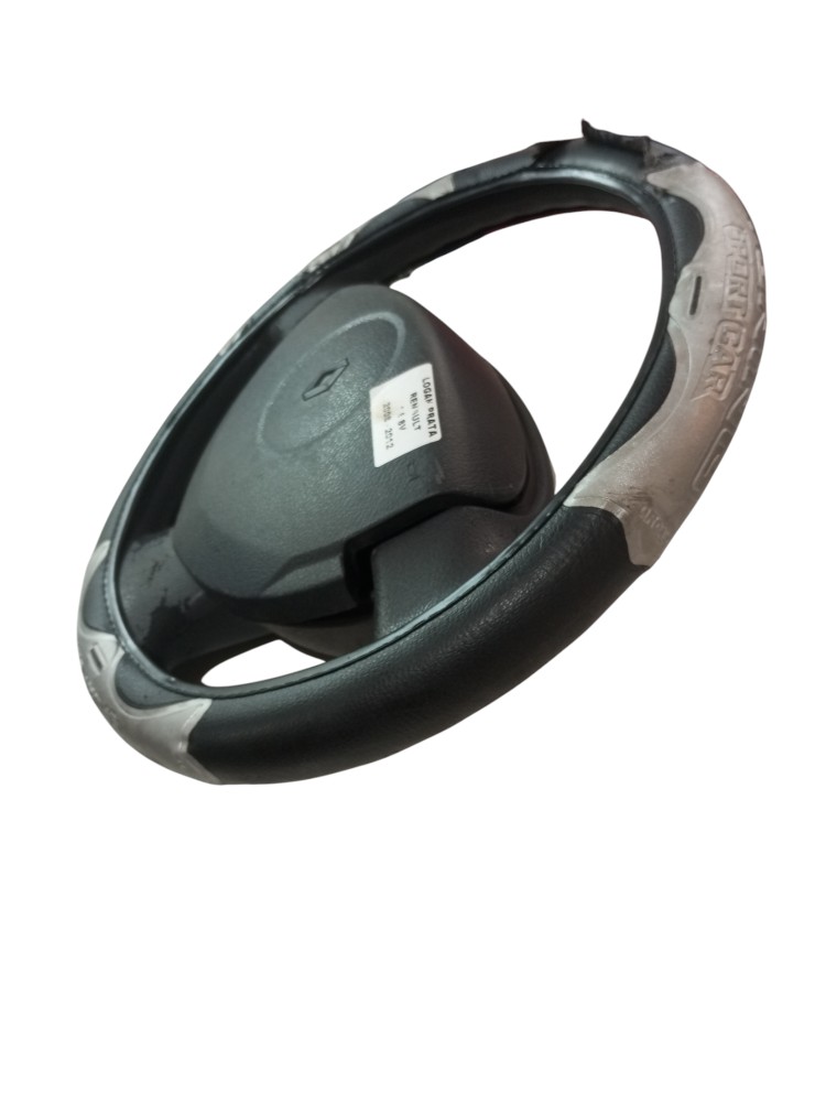 Volante Direcao Renault Logan 1.68v 2008 2009 2010 2011 2012 Preto 4
