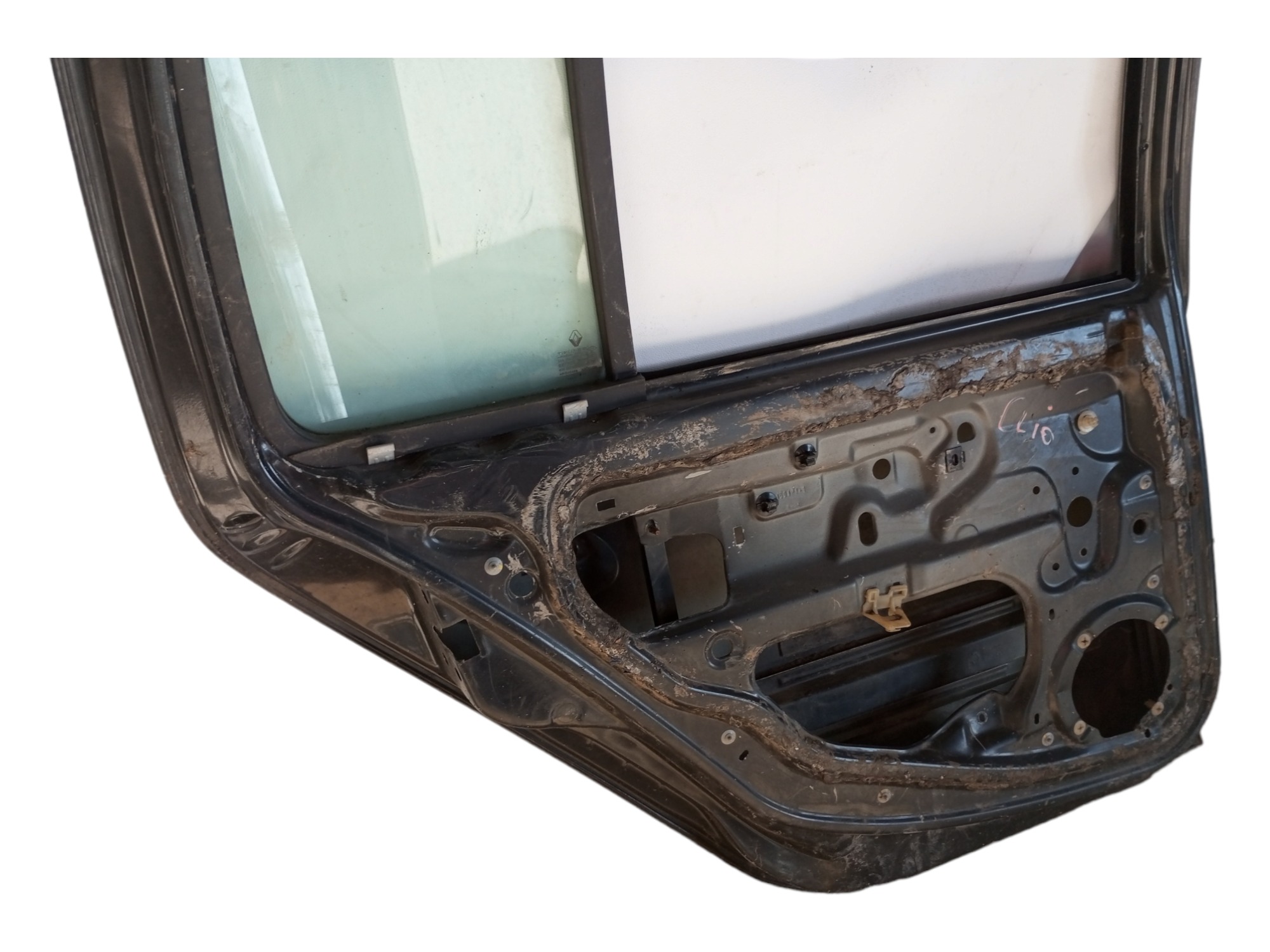 Porta Clio 2007 2008 2009 2010 Traseira Esquerda Renault Traseira Esquerda Preto 7