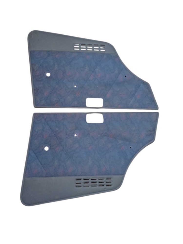Par Forro Porta Fiat Uno 2001 2002 2003 Traseiro Azul 1