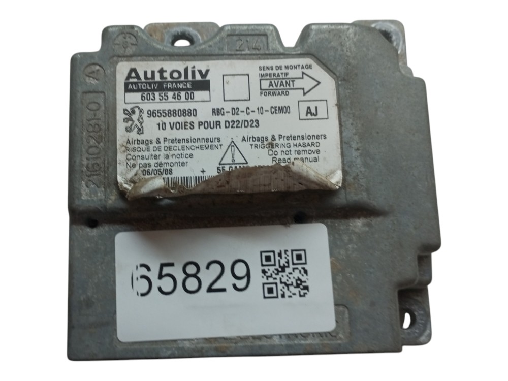 Modulo Central Sensor Colisao 407 2005 2006 2009 2010 Usado 6
