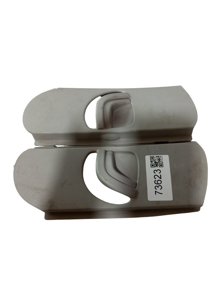 Moldura Coluna Cinto Renault Megane 2.0 2007 2010 2013 Par Cinza 2