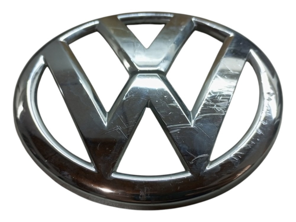 Emblema Tampa Traseira Gol G4 2005 2007 2009 Usado Vw Prata 4