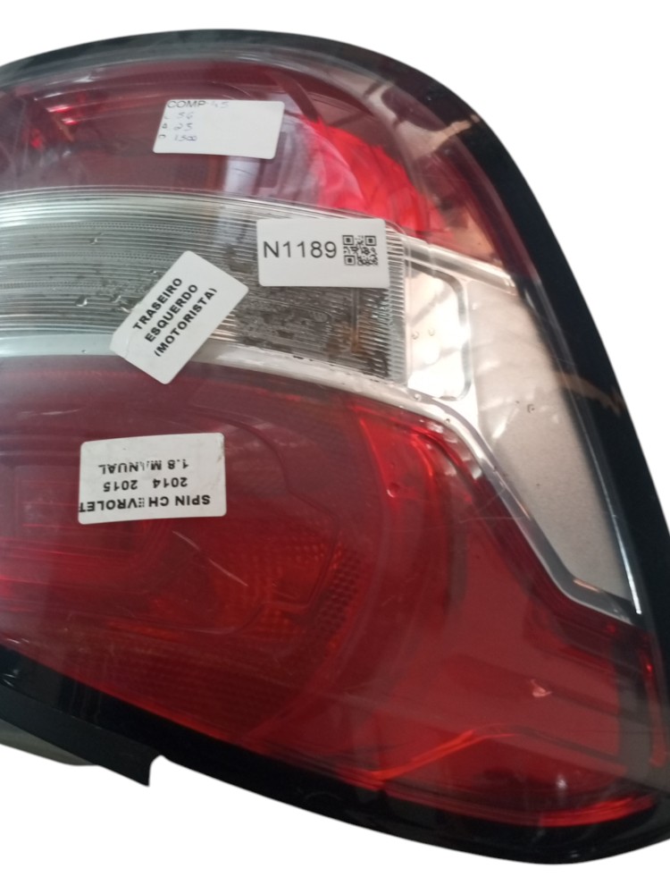 Lanterna Traseira Spin 1.8 Manual 2014 2015 Esquerdo Esquerdo/motorista Vermelho 3