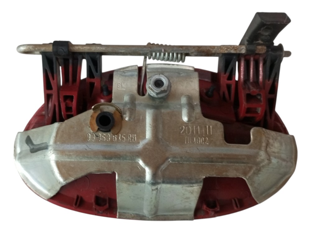 Macaneta Externa Porta Celta 2007 2013 Traseira Direita  Vermelho Traseira 6