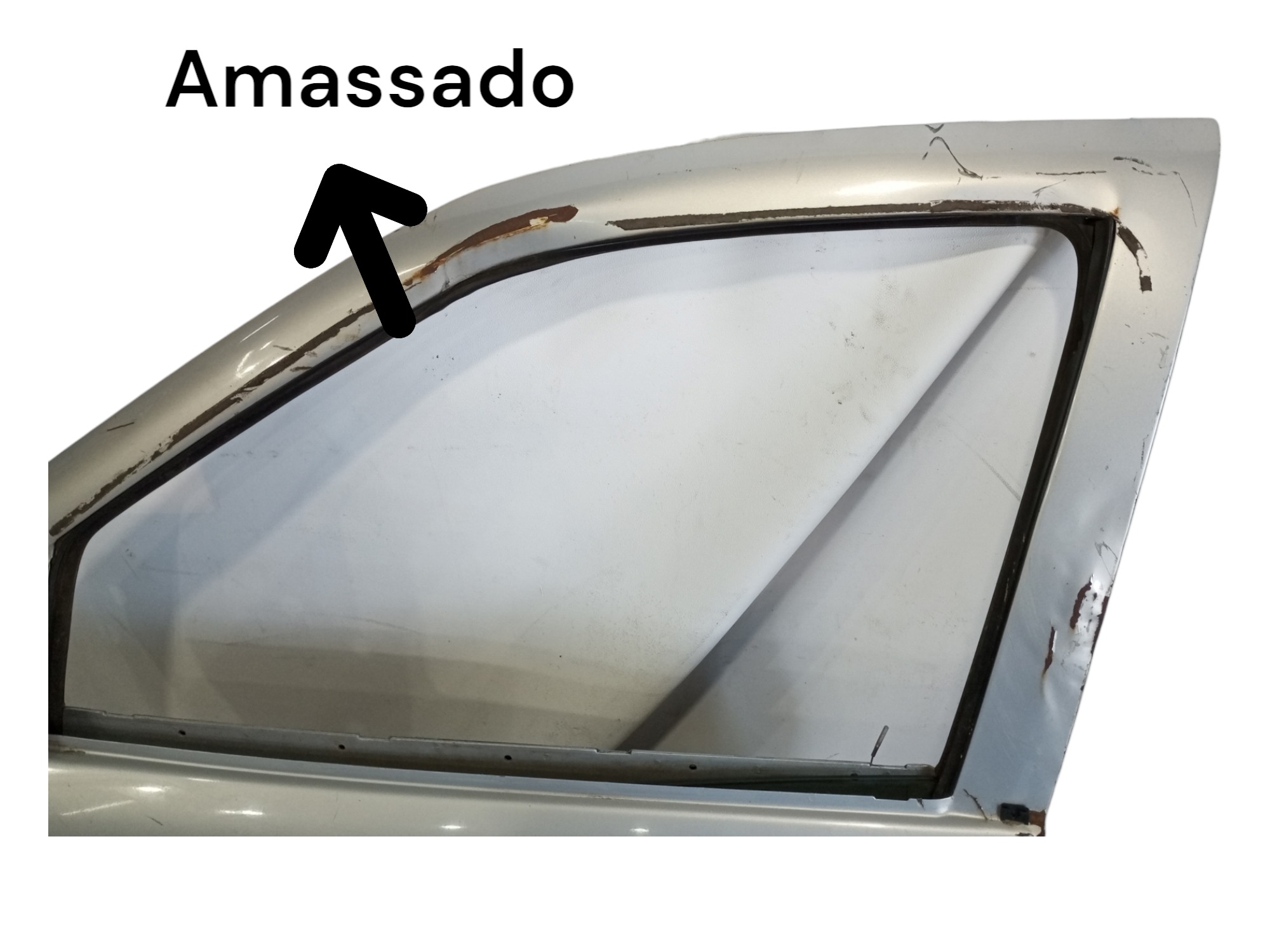 Porta Vectra 96 99 2000 2002 Dianteira Esquerda Chevrolet Dianteira Esquerda Prata 2