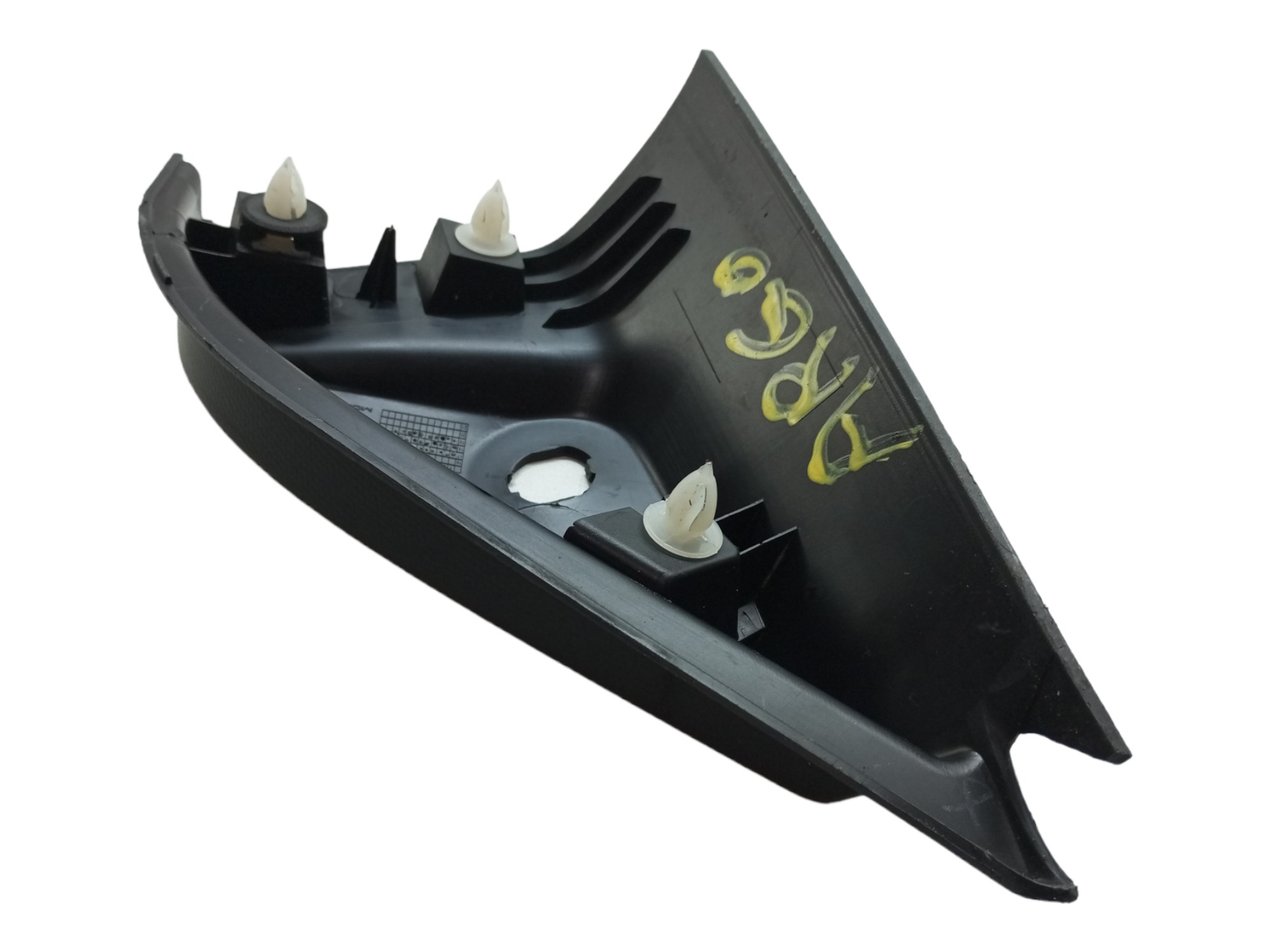 Moldura Interna Retrovisor Fiat Argo 2017 2020 2023 Direito Preto 4
