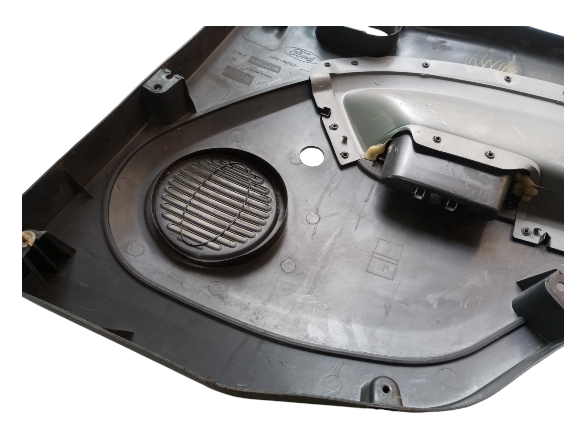 Forro Porta Ford Fiesta 2003 2009 2014 Traseiro Esquerdo Cinza 7