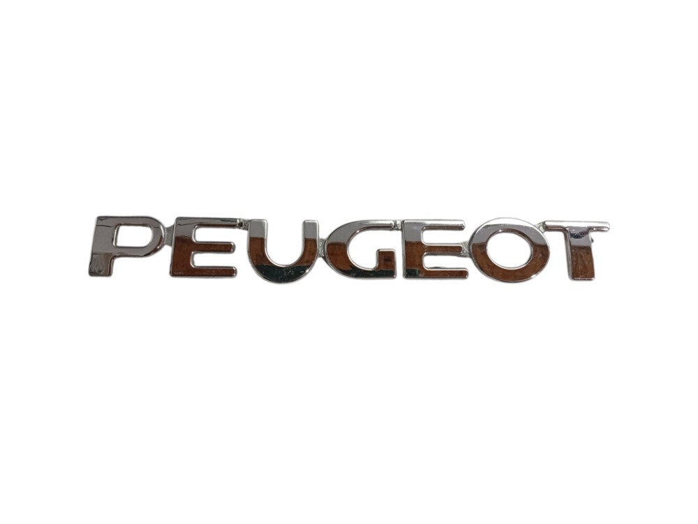 Emblema Tampa Traseira Peugeot 206 Sw 2001 2005 2008 Cinza 5
