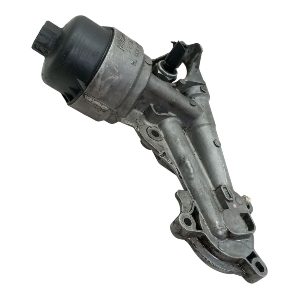 Suporte Filtro Oleo Peugeot 206 207 1.4 2004 2013 Original Preto 2