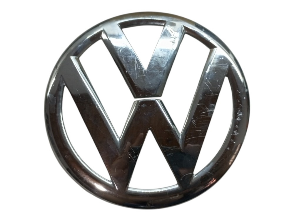 Emblema Tampa Traseira Gol G4 2005 2007 2009 Usado Vw Prata 1