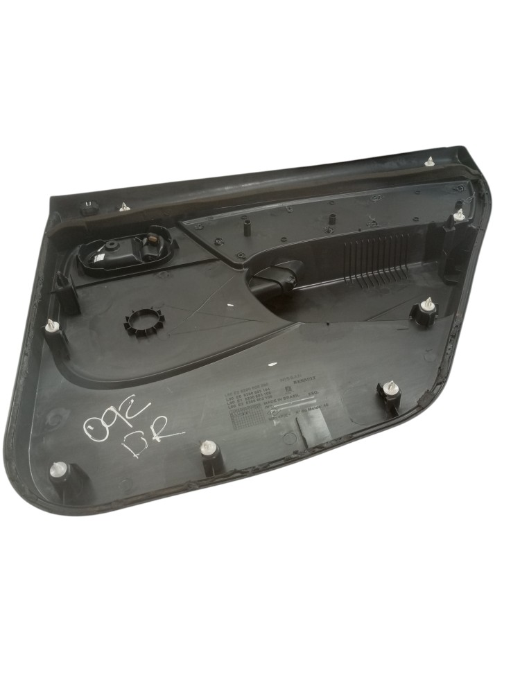Forro Porta Renault Logan 2008 2012 Traseiro Esquerdo  Cinza 4