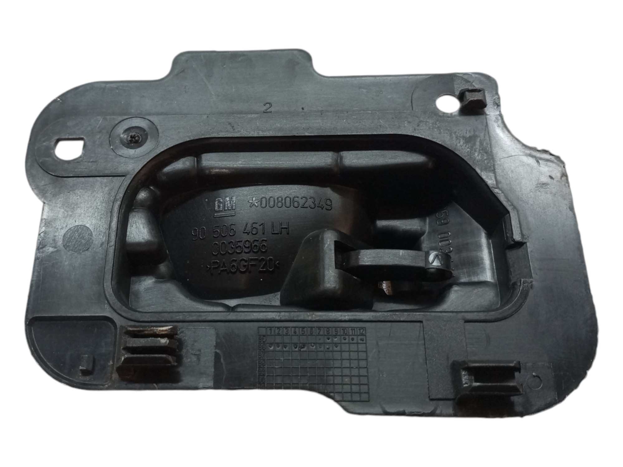 Macaneta Interna Vectra 97 2000 2005 Traseira Esquerda Gm Preto Traseira 4