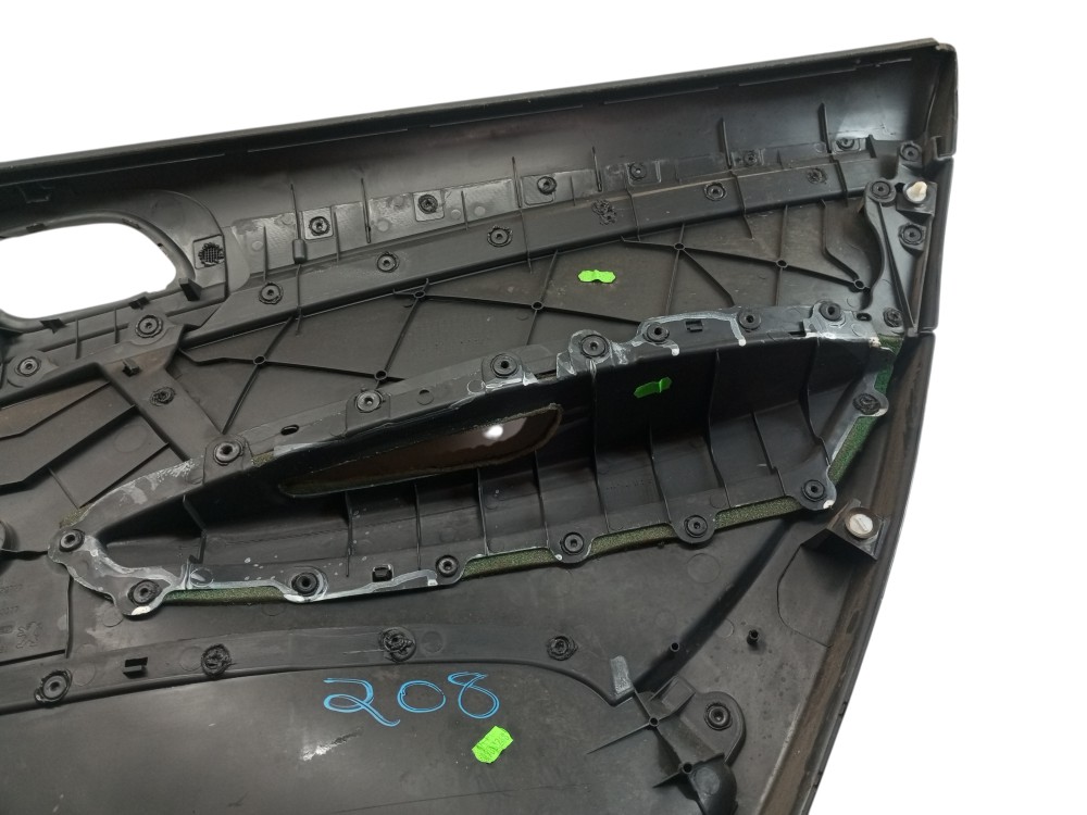 Forro Porta Peugeot 308 2012 2014 2016 Traseiro Esquerdo  Preto 4