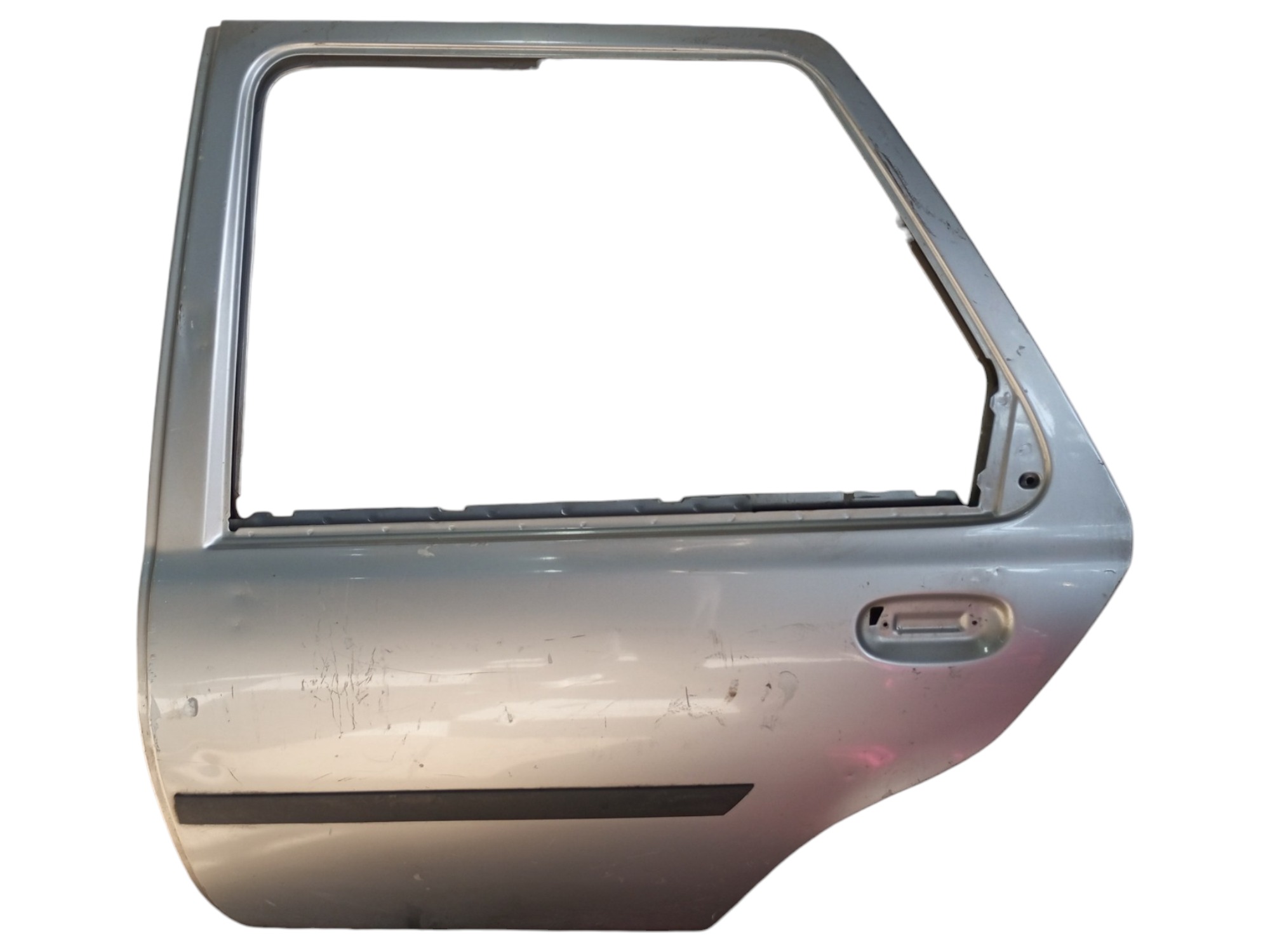 Porta Ford Fiesta 96 97 98 99 2000 2001 Traseira Esquerda  Traseira Esquerdo Prata 1