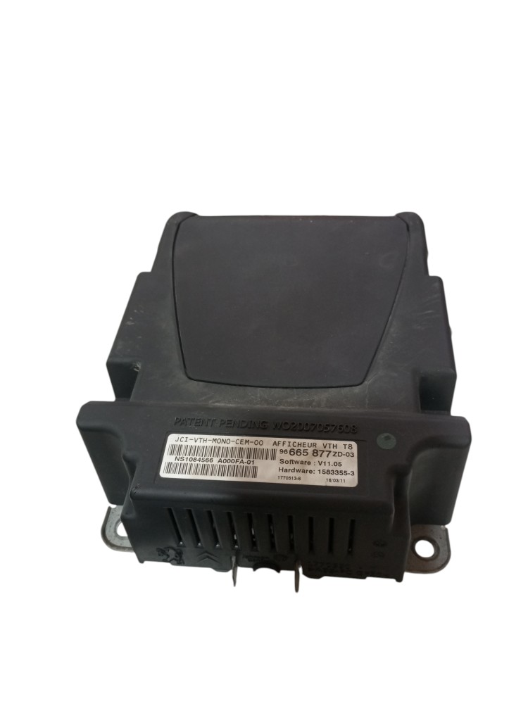 Modulo Digital Painel Velocimetro Peugeot 3008 Thp 2011 2014 Preto