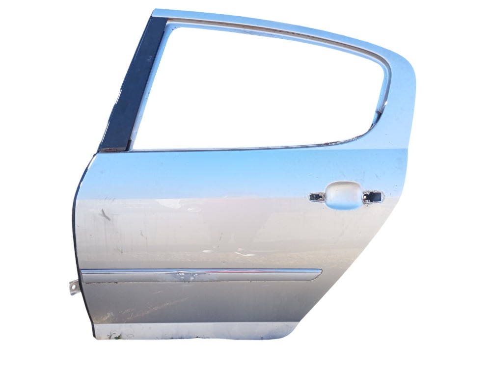 Porta Peugeot 407 2005 2006 2007 2008 Traseira Esquerda Traseira Esquerda Prata 1