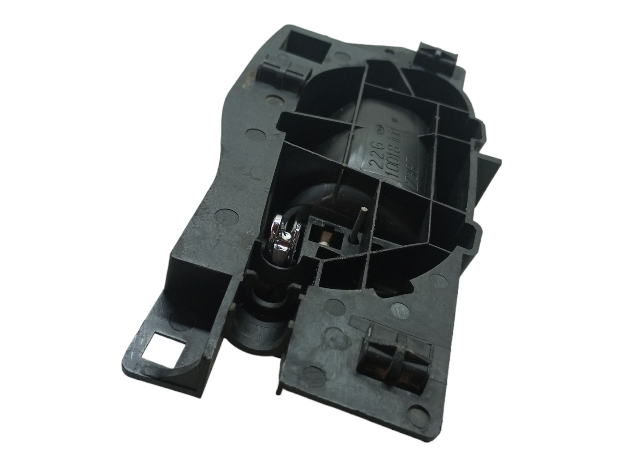 Macaneta Interna Peugeot 407 2006 2007 Traseira Esquerda Cromado Traseira 2