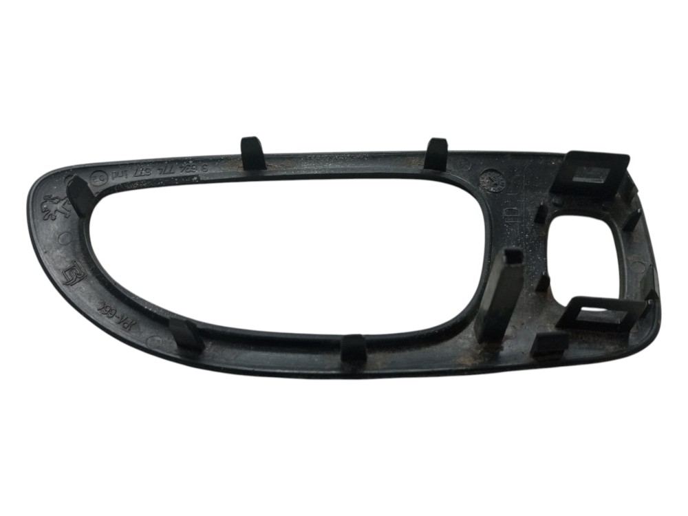 Moldura Macaneta Interna 307 2005 2012 Traseira Direita  Preto Traseira 6