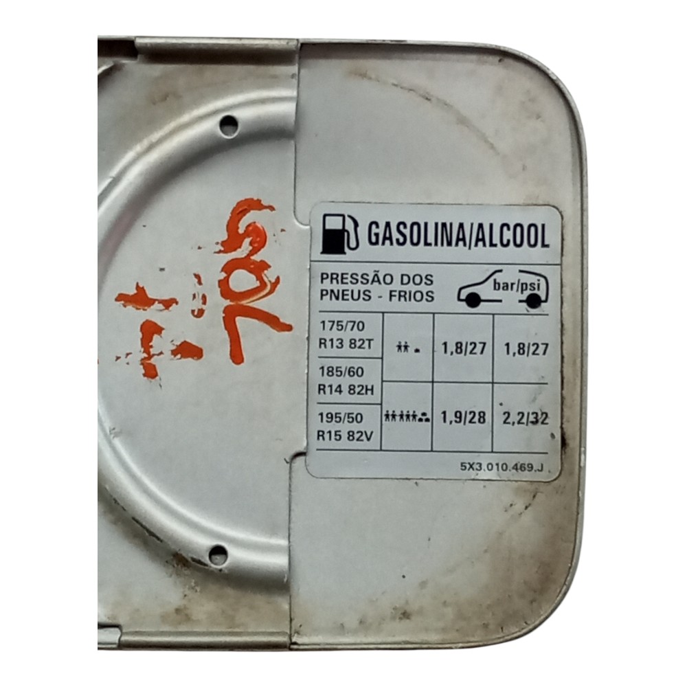 Portinhola tanque combustível vw gol g3 g4 2006 2013 usado 4