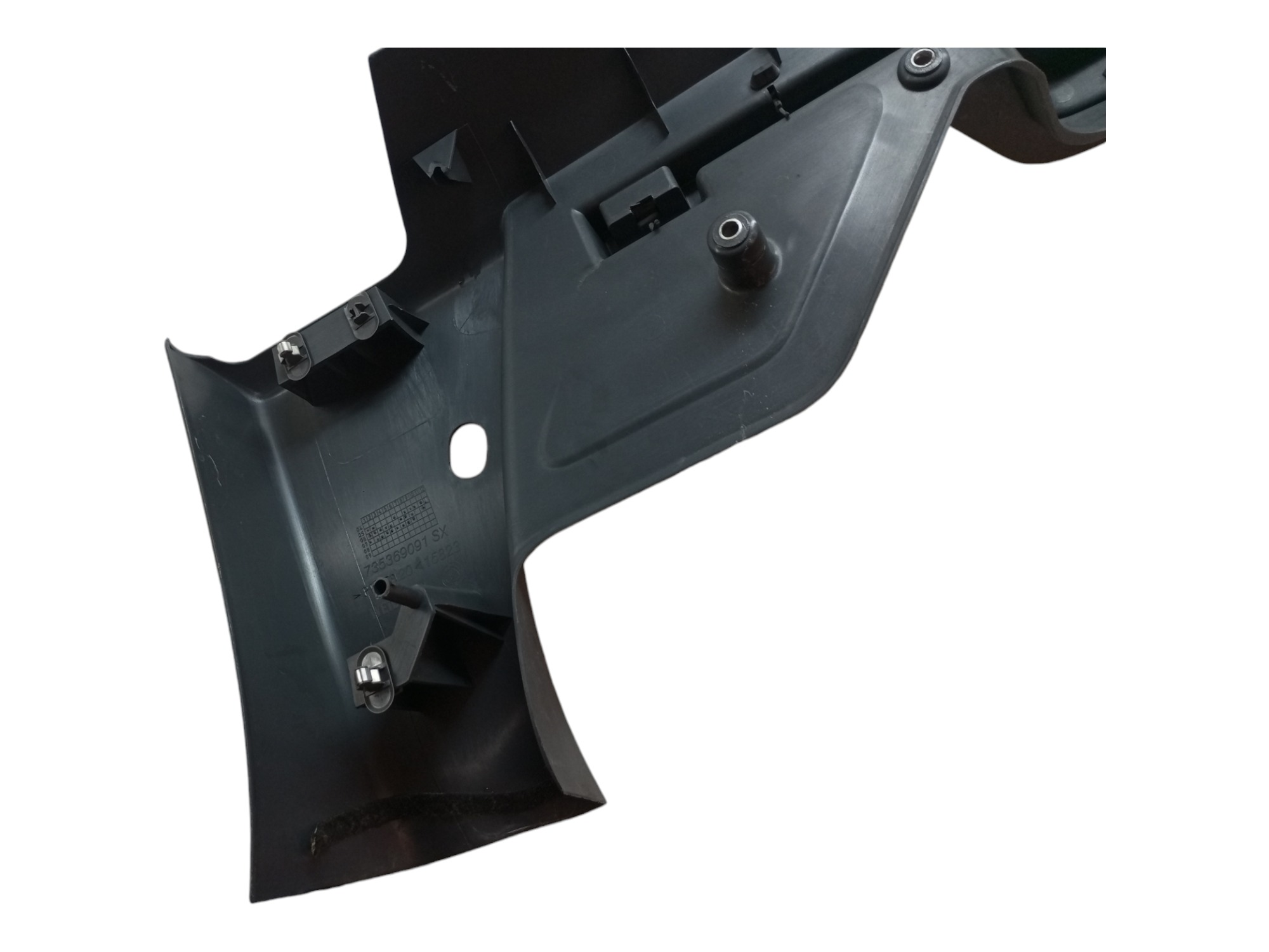 Suporte Lateral Bagagito Fiat Idea 2007 2008 2009 Esquerdo Cinza 2