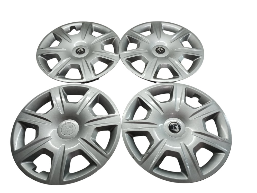 Calota Roda Renault Sandero 2015 2016 2017 2018 Logan Prata 1