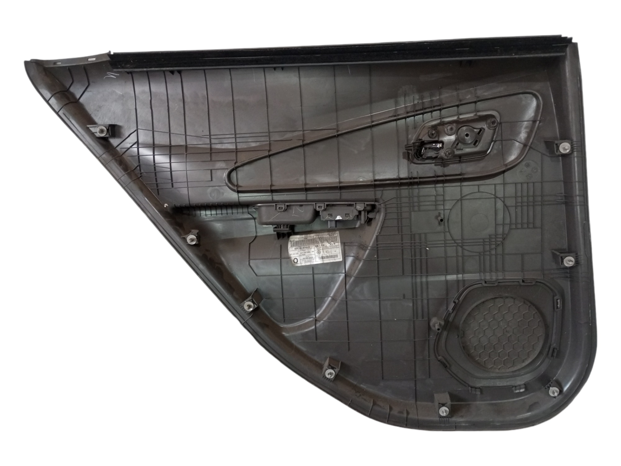 Forro Porta Cobalt 2012 2013 2014 2015 Traseiro Direito Gm Marrom 6