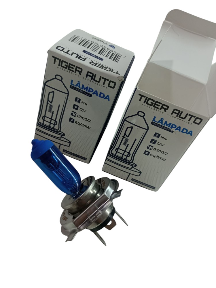 Par Lampada H4 Farol Alto Baixo T10 Pingao 12v 3