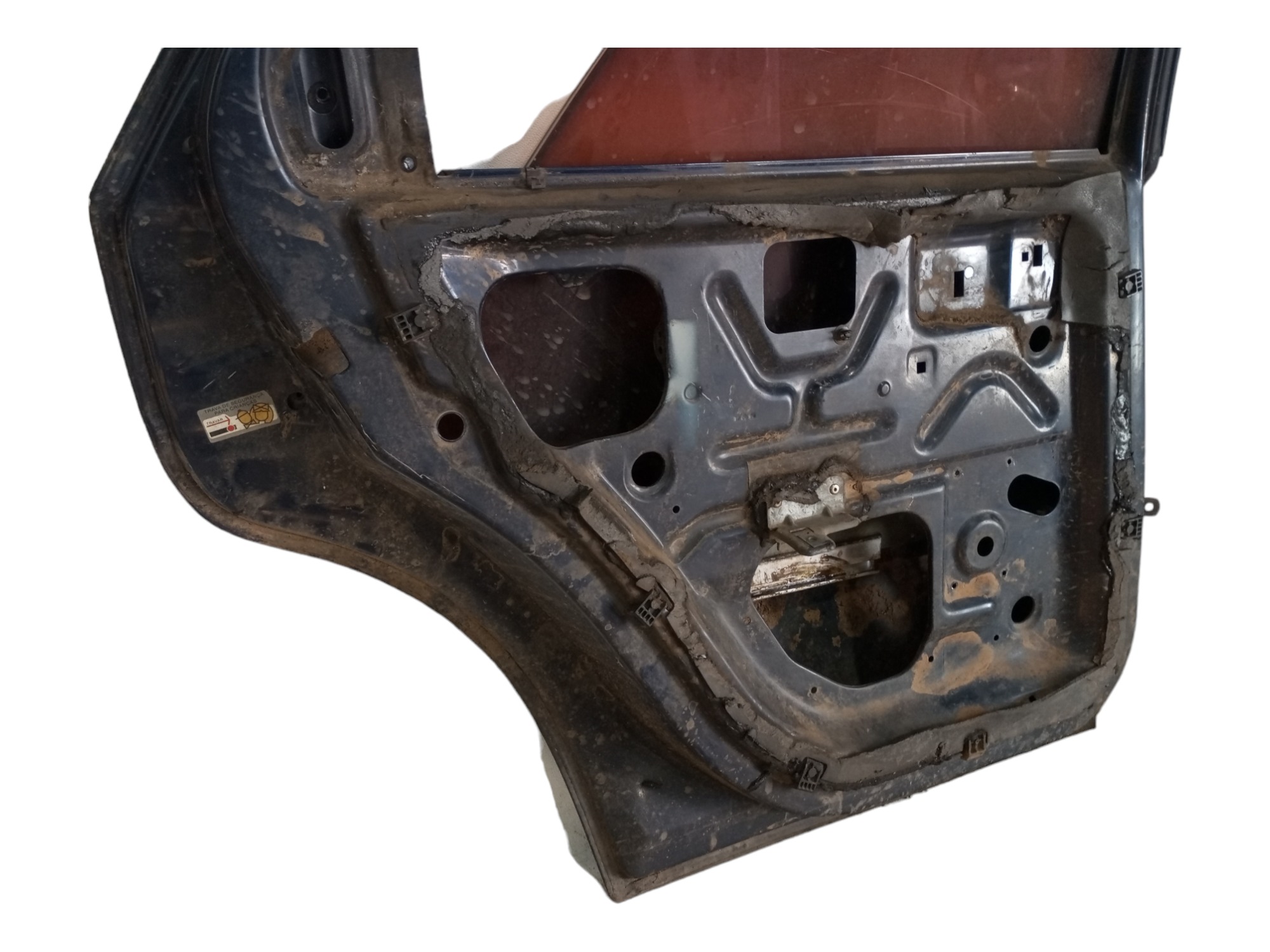 Porta Ford Escort 97 98 99 2000 2001 2002 Traseira Esquerda Traseira Esquerdo Azul 9