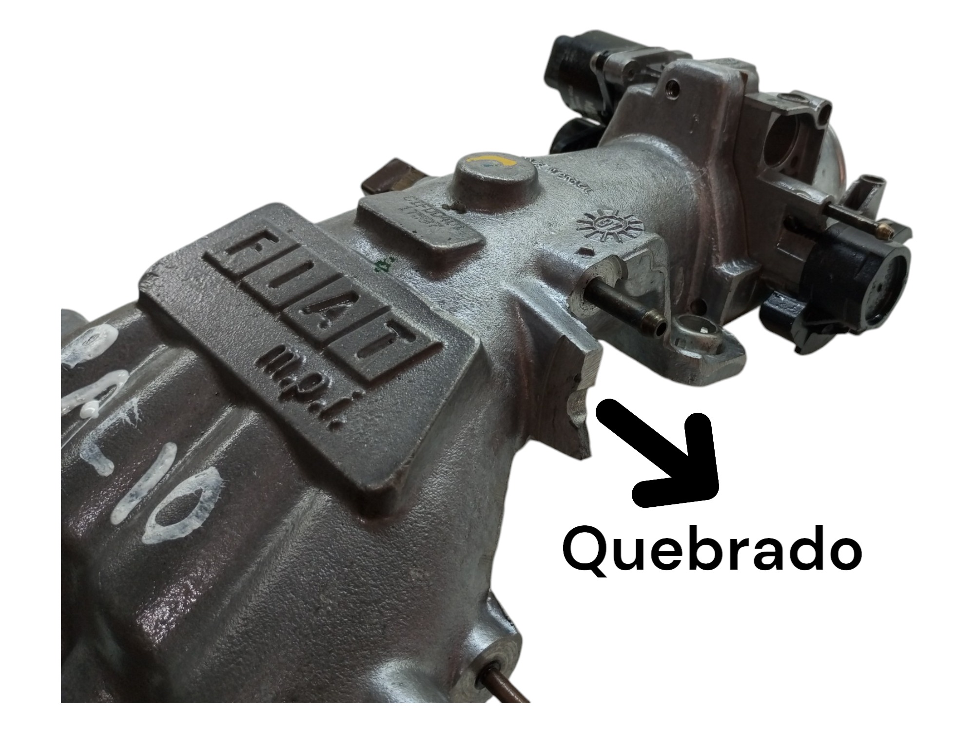 Coletor Admissao Fiat Palio Fiasa 1.0 98 99 2000 Com Detalhe 2