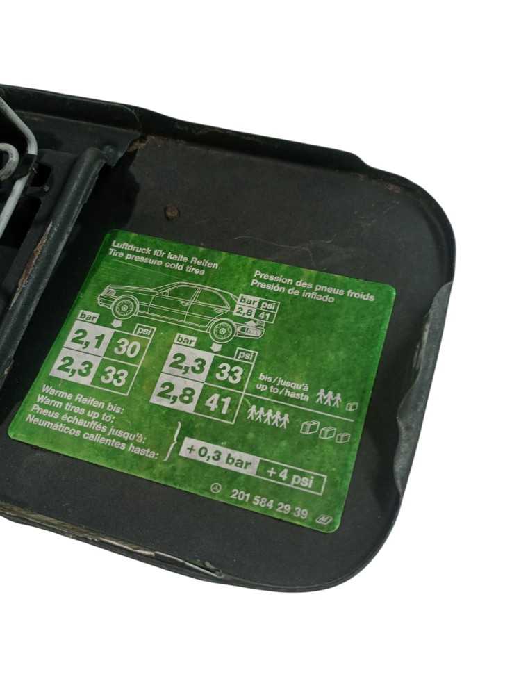 Portinhola Tanque Combustivel Mercedes C180 94 95 96 97 98 Preto 7