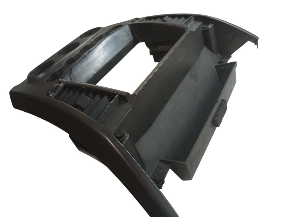 Moldura Painel Central Chery Cielo 2010 2012 2014 Usado Cinza 4