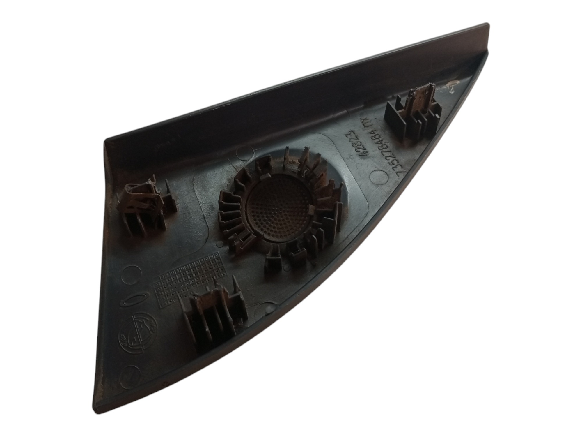 Moldura Interna Retrovisor Fiat Stilo 2003 2007 2011 Direito Preto 6
